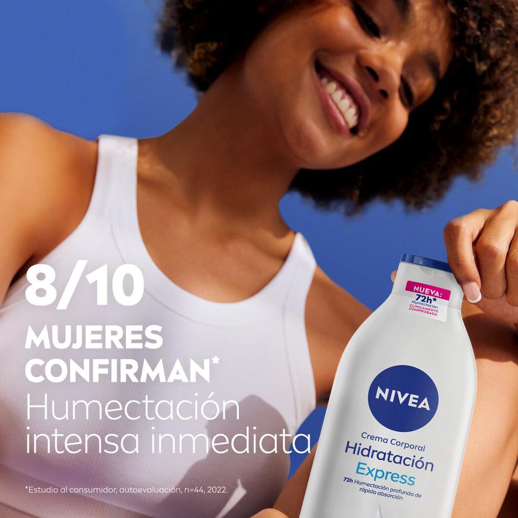Crema Corporal Nivea Hidratación Express 400 mL, , large image number 4