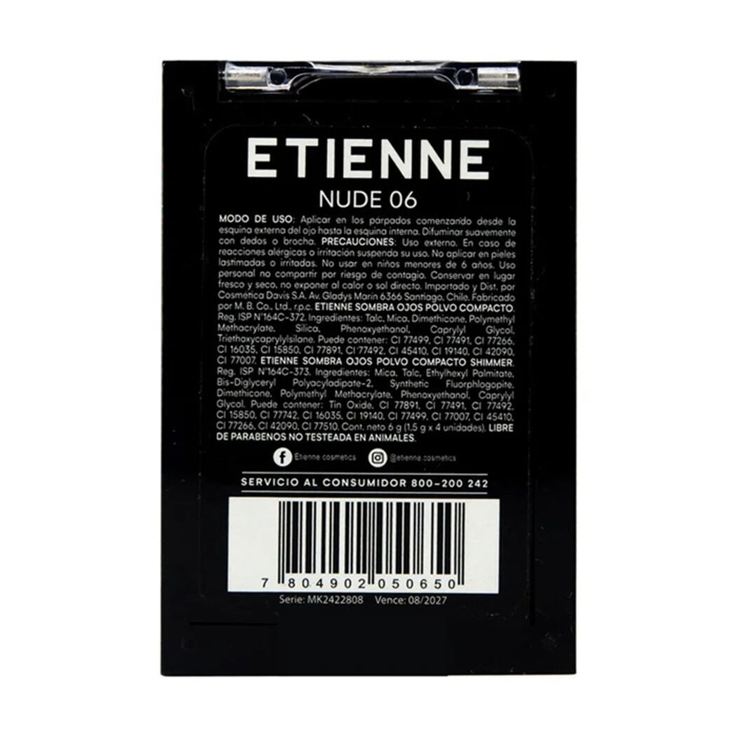 Etienne Sombras x4 Professional N06 Nude, , large image number 2