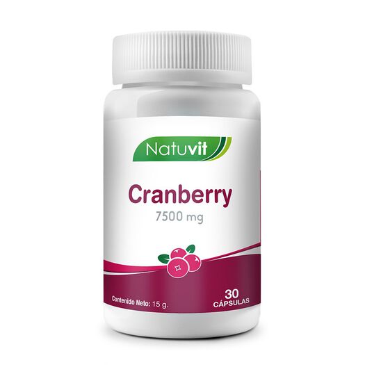 Natuvit Cranberry 7500 Mg 30 Cápsulas, , large image number 0