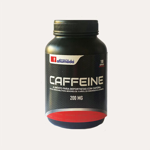 Caffeine 200Mg 100 Cápsulas, , large image number 0