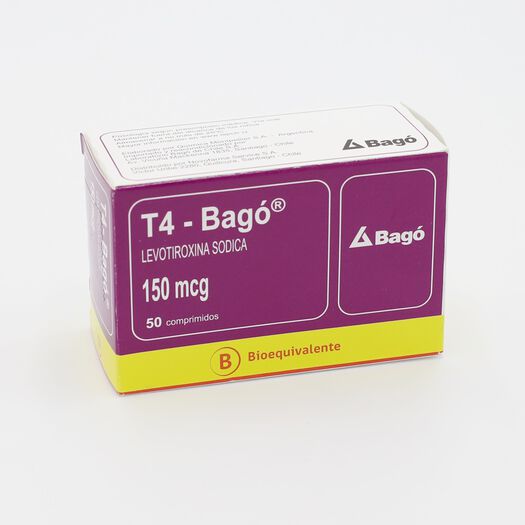 T4-Bago 150 mcg x 50 Comprimidos, , large image number 0
