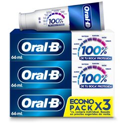 Pack Pasta Dental Oral B 100% 3x55ml