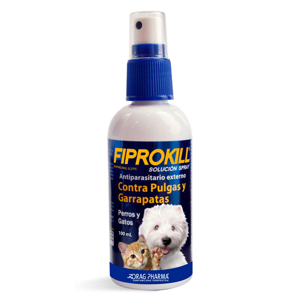 Vet. Fiprokill 0,25 % x 100 ml Soluci&oacute;n Spray para Perros y Gatos, , large image number 0
