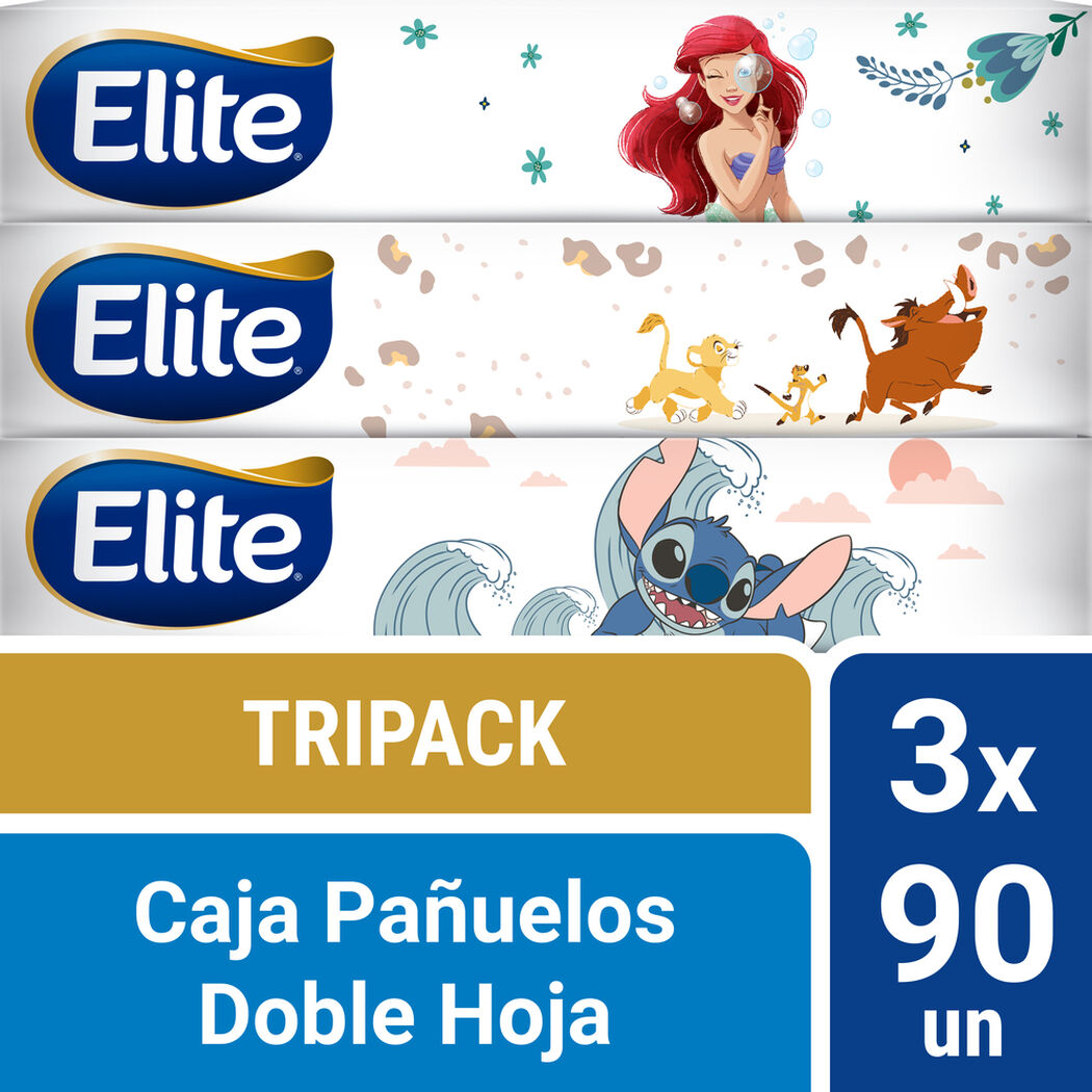 Elite Tripack Pañuelos Disney x 1 Pack, , large image number 0