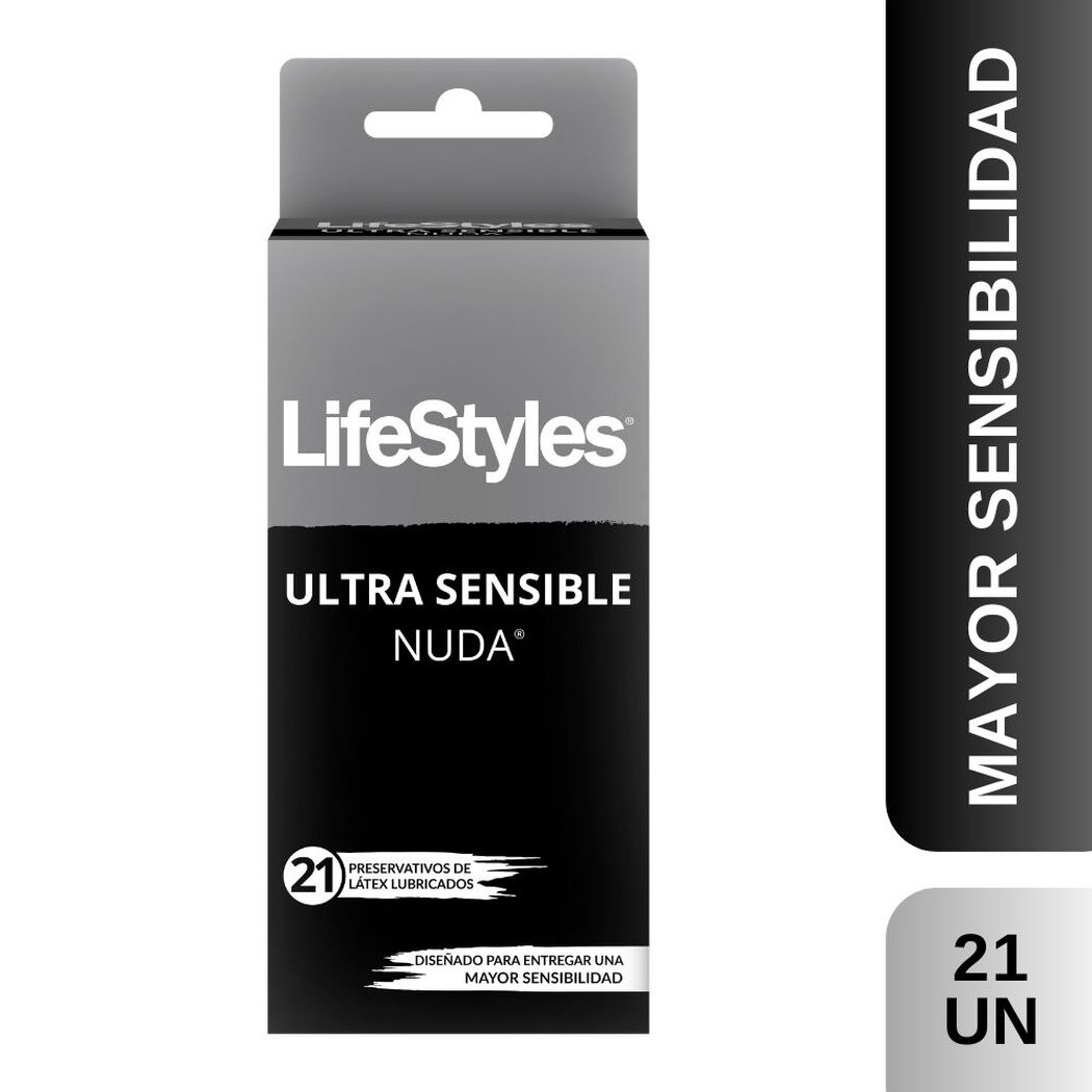 Preservativos Lifestyles Nude 21 un, , large image number 0