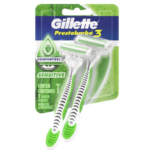Máquina de Afeitar Gillette Prestobarba Sensitive 2 un, , large image number 4