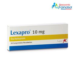 Lexapro 10 mg x 28 Comprimidos Recubiertos