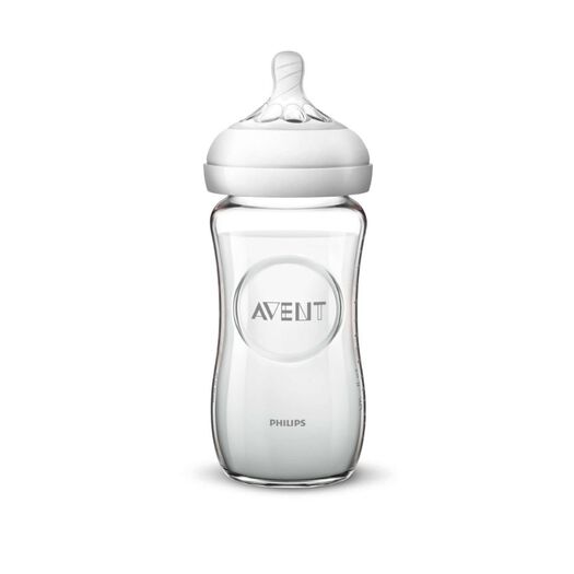 Mamadera Avent Vidrio Natural 240 mL, , large image number 1