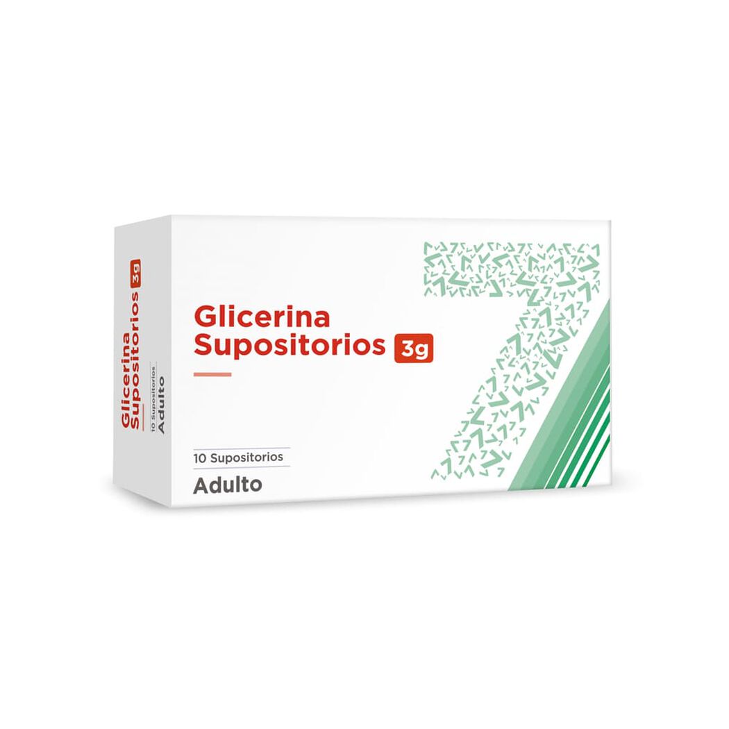 Glicerina 1/1 x 10 Supositorios, , large image number 0