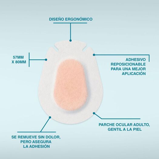 Parche Ocular Remoción Suave Adultos, 14 un. Nexcare, , large image number 2