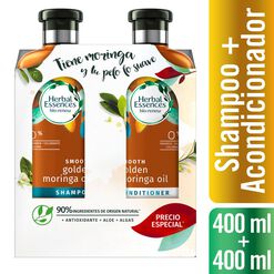 Pack Shampoo Acondicionador  Herbal Essences Gold Mor 2un