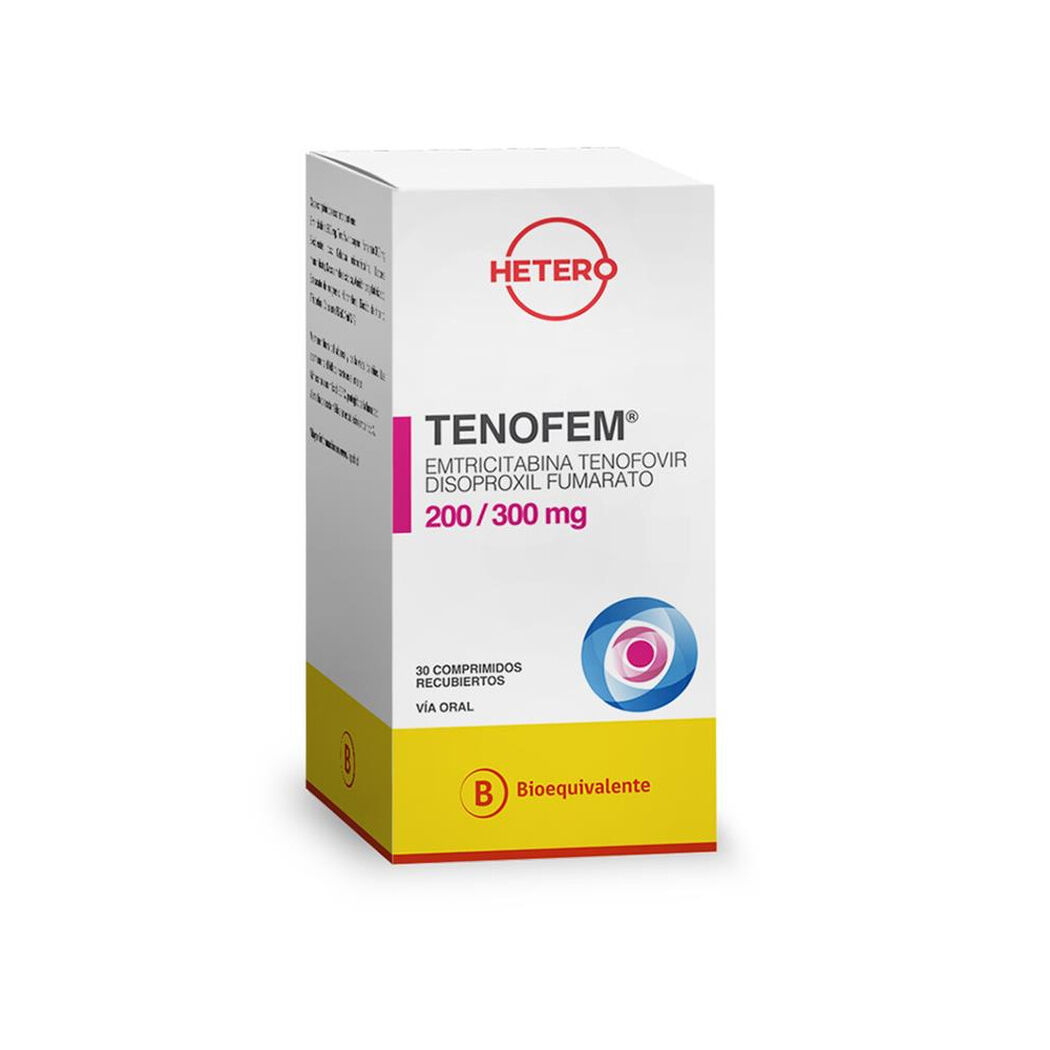 Tenofem Caja 30 Comprimidos Recubiertos, , large image number 0