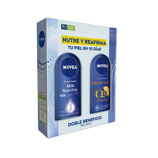 Pack Nivea Milk 400Ml + Milk Q10 400Ml, , large image number 0