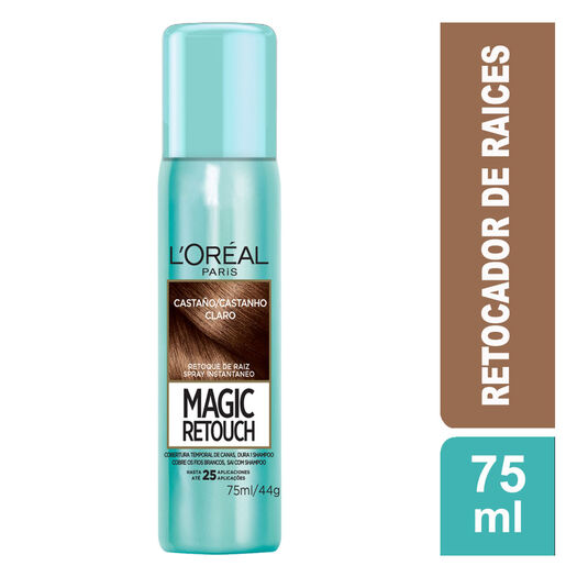 Loreal Retocador De Raiz Magic Retouch Castaño Claro x 75 g, , large image number 0