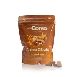 Calcio Citrato + Vitamina D3 VitalBones Sabor Caramelo x 60 masticables