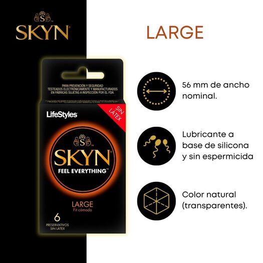 Preservativo Skyn Large X 6, , large image number 1