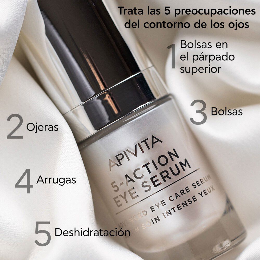 Apivita 5-Action Eye Serum | Contorno de ojos intensivo