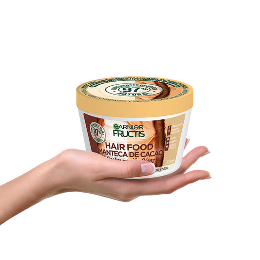 Mascarilla Restauración Rizos Fructis Hair Food Cacao 350Ml, , large image number 3