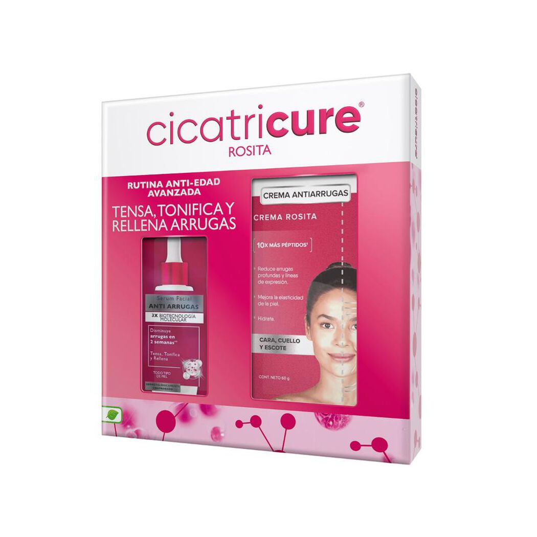 CICATRICURE PACK SERUM ANTIARRUGAS + CREMA VERTICAL QCETYL, , large image number 2