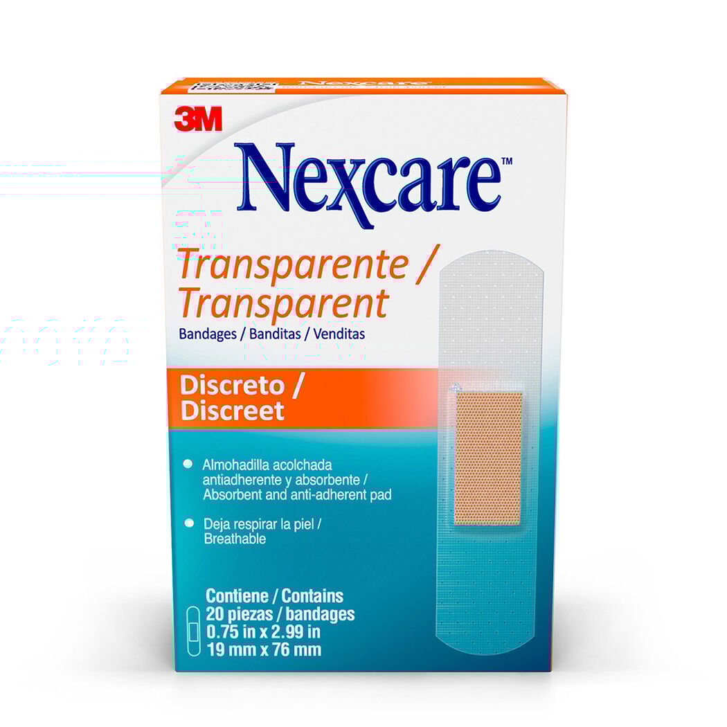 Parche Plastico Transparente 20 Und Nexcare, , large image number 0