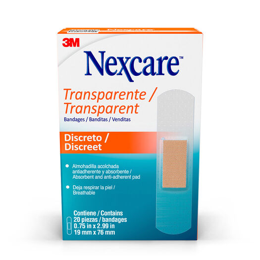 Parche Plastico Transparente 20 Und Nexcare, , large image number 0