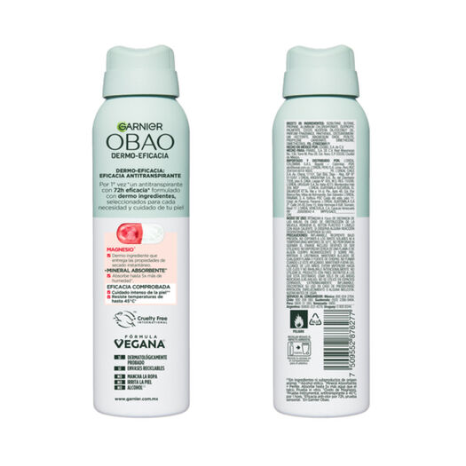 Desodorante Garnier Dermoeficacia Magnesio Spray 150Ml, , large image number 1