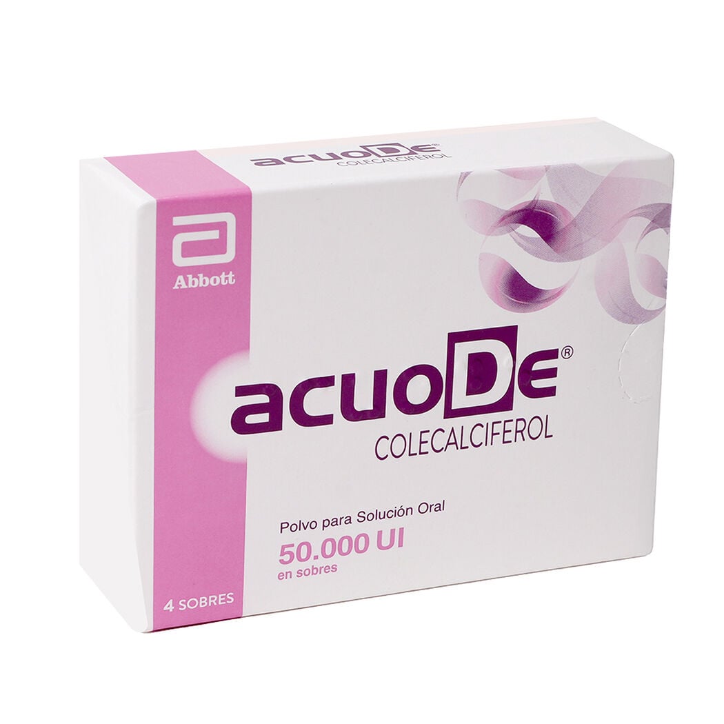 Acuode Colecalciferol 0,5 gr 50.000 UI Polvo Para Soluci&oacute;n Oral 4 Sobres, , large image number 0
