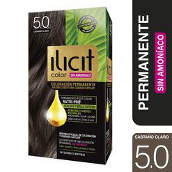 Tintura Sin Amon&iacute;aco Ilicit 60 g 5.0 Casta&ntilde;o Claro