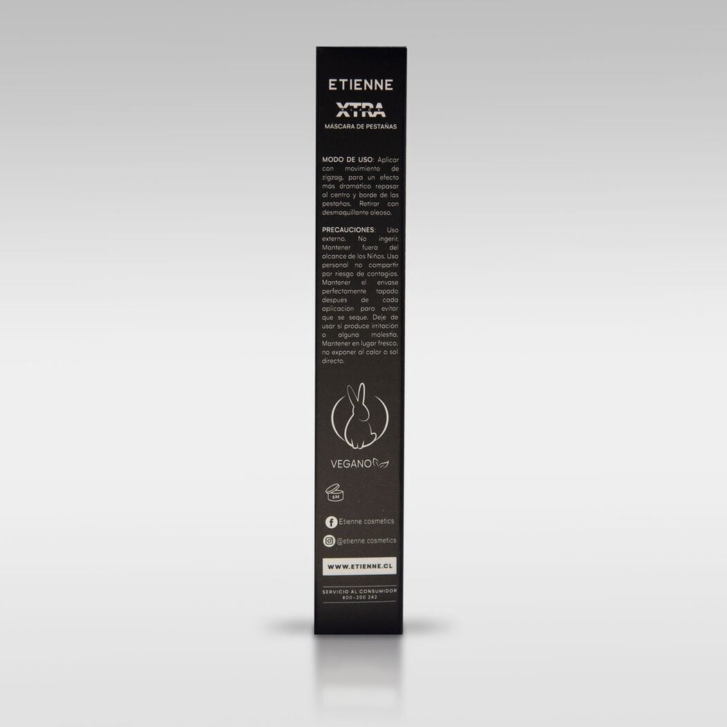 Mascara de pesta&ntilde;as Xtra Black Super Waterproof Etienne, , large image number 3