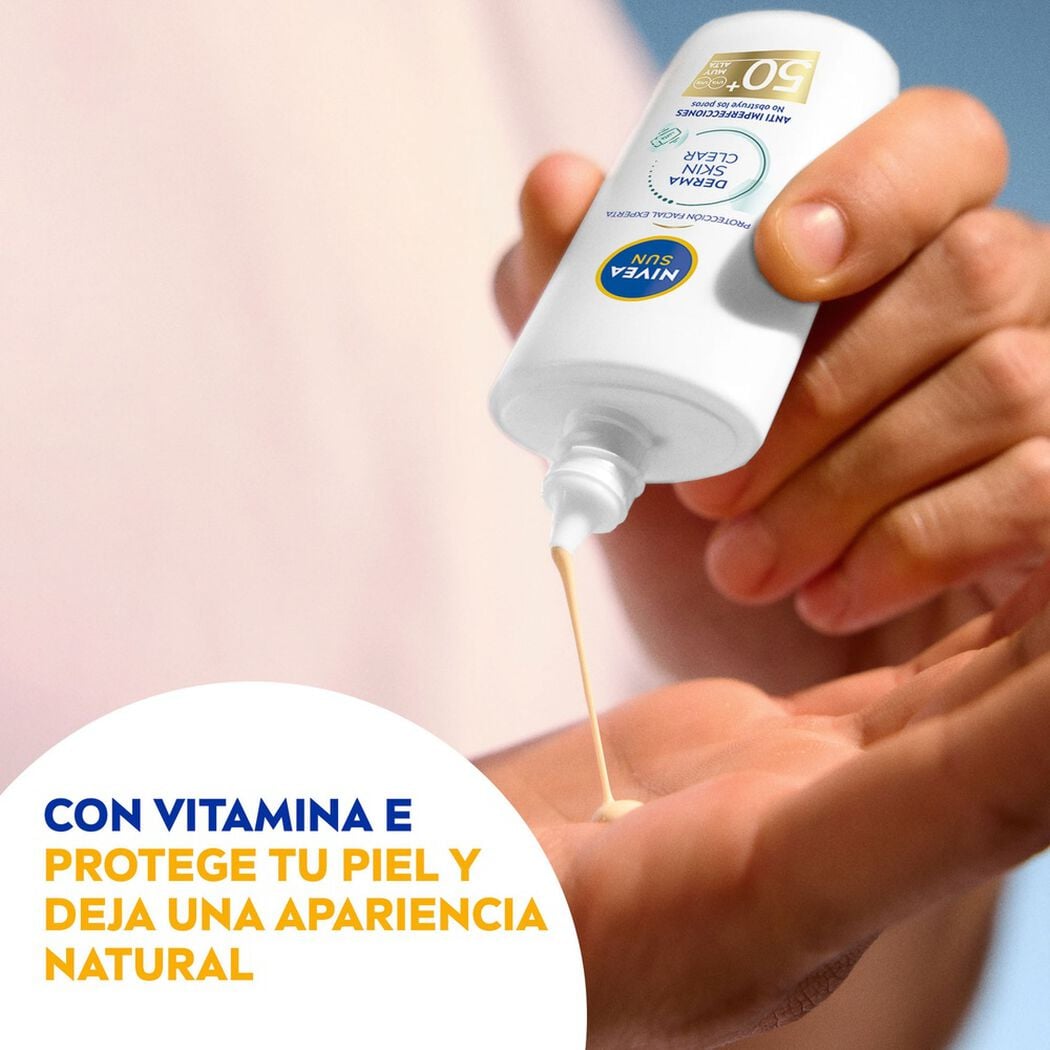 Protector Solar Facial Nivea Anti Imperfecciones FPS50 40 ml, , large image number 3