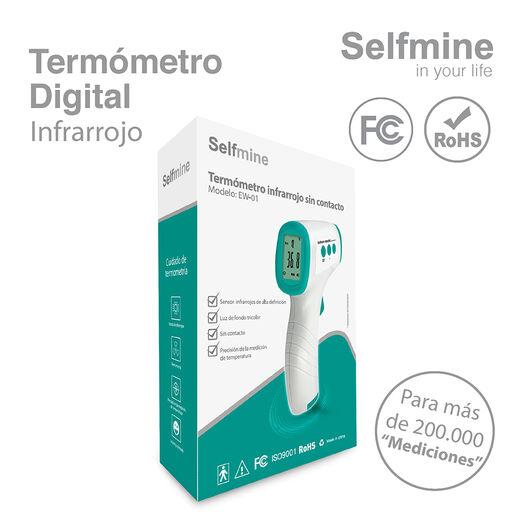 Termometro Selfmine Digital Infrarrojo, , large image number 0