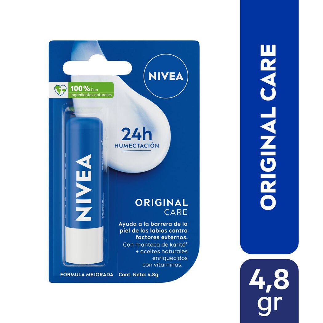 B&aacute;lsamo Labial Nivea Essential Care Hidratante 4,8gr, , large image number 0