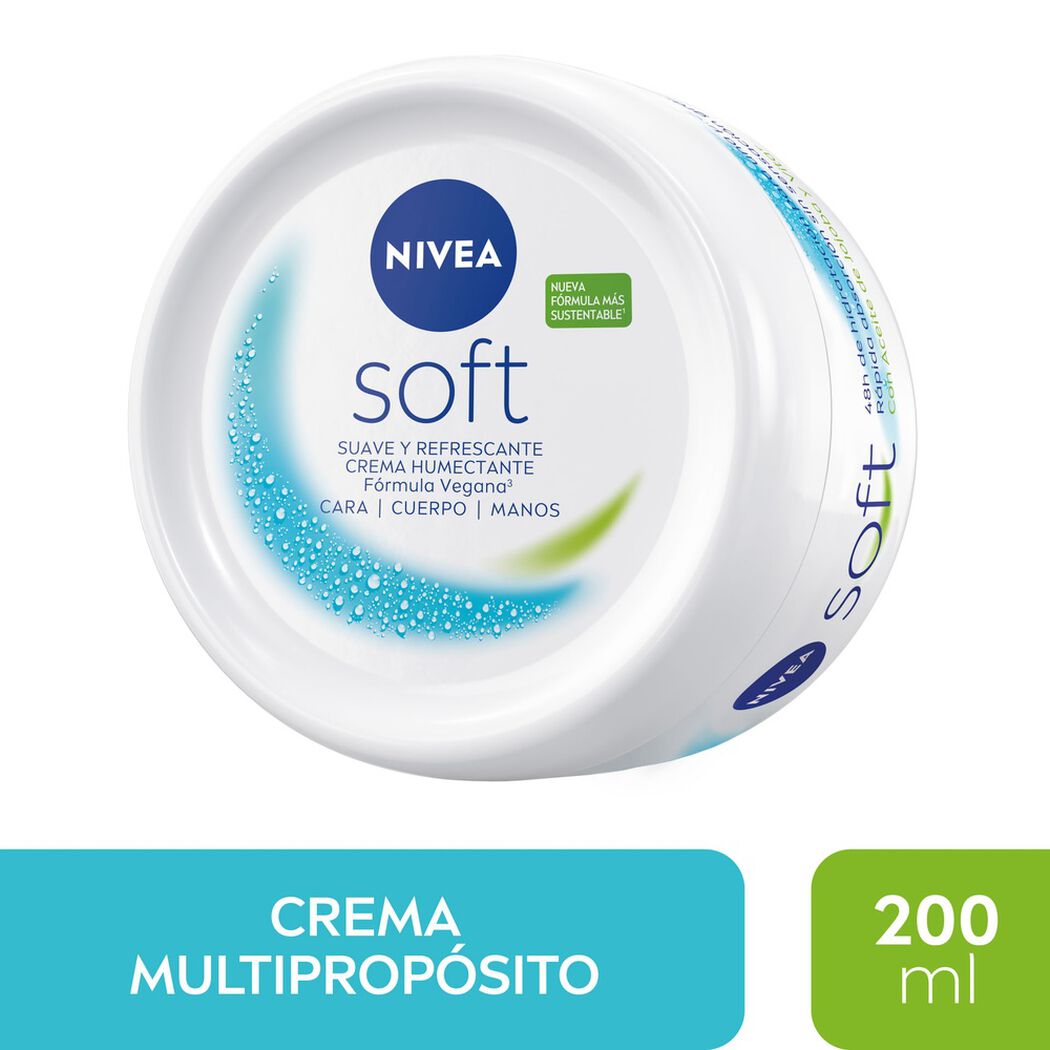 Crema Nivea Soft Multiprop&oacute;sito 200 mL, , large image number 0