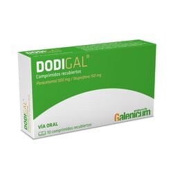Dodigal 500mg /150mg 10 Comprimidos Recubiertos