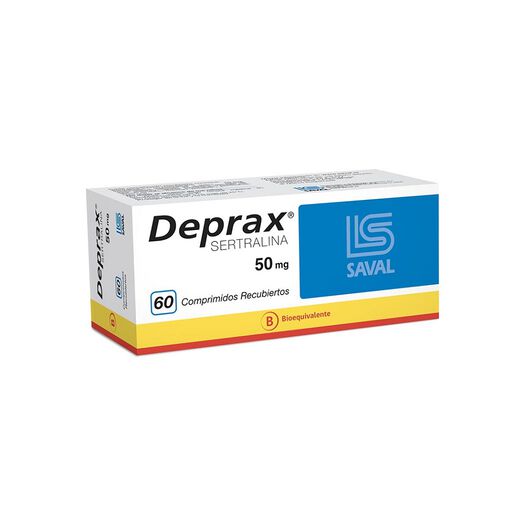 Deprax 50 mg x 60 Comprimidos Recubiertos, , large image number 0