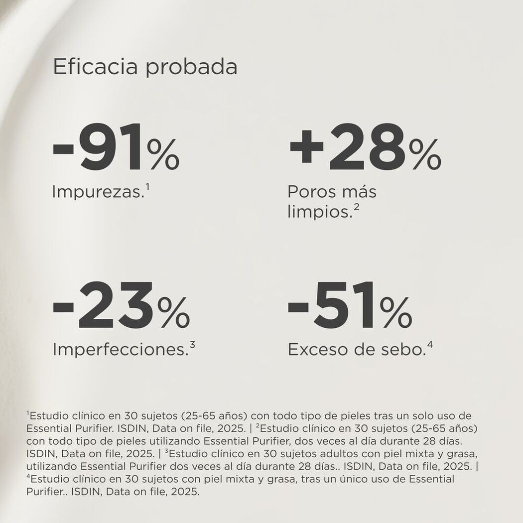 Limpiador Facial Isdinceutics Essential Purifier para Piel Mixta y Grasa 150 mL, , large image number 4