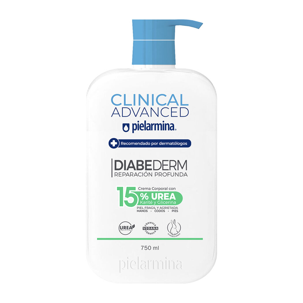 Crema Pielarmina Clinical Advance Diabederm 15% Urea 750 mL, , large image number 0
