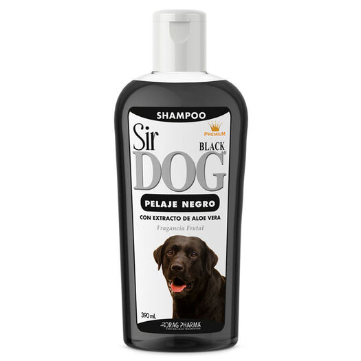 Vet. Sir Dog x 390 ml Shampoo Pelaje Negro para Perros, , large image number 0
