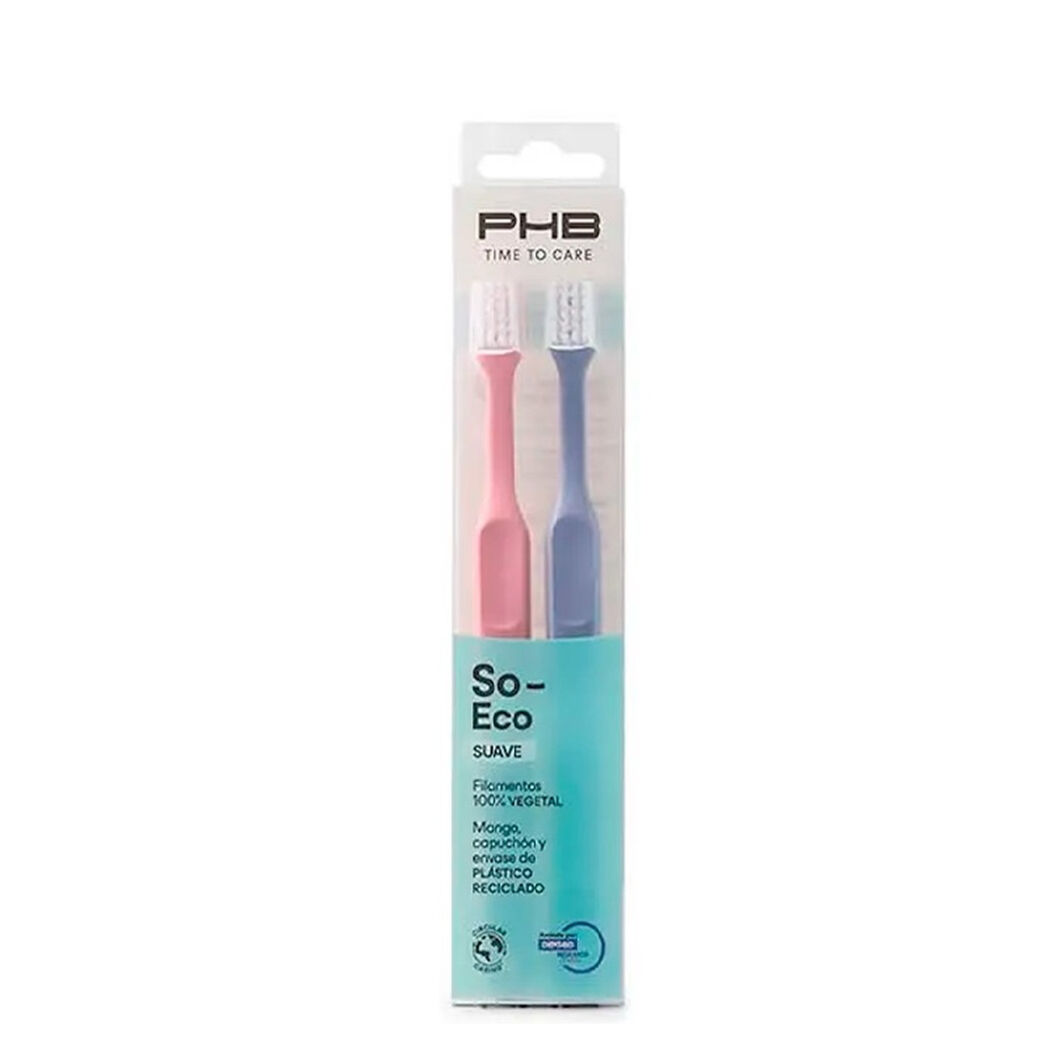 Pack x2 Cepillos de dientes PHB Time to Care SO Eco Suave, , large image number 0