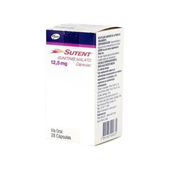 Sutent 12,5 mg x 28 c&aacute;psulas