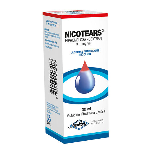 Nicotears x 20 mL Solución Oftálmica, , large image number 0