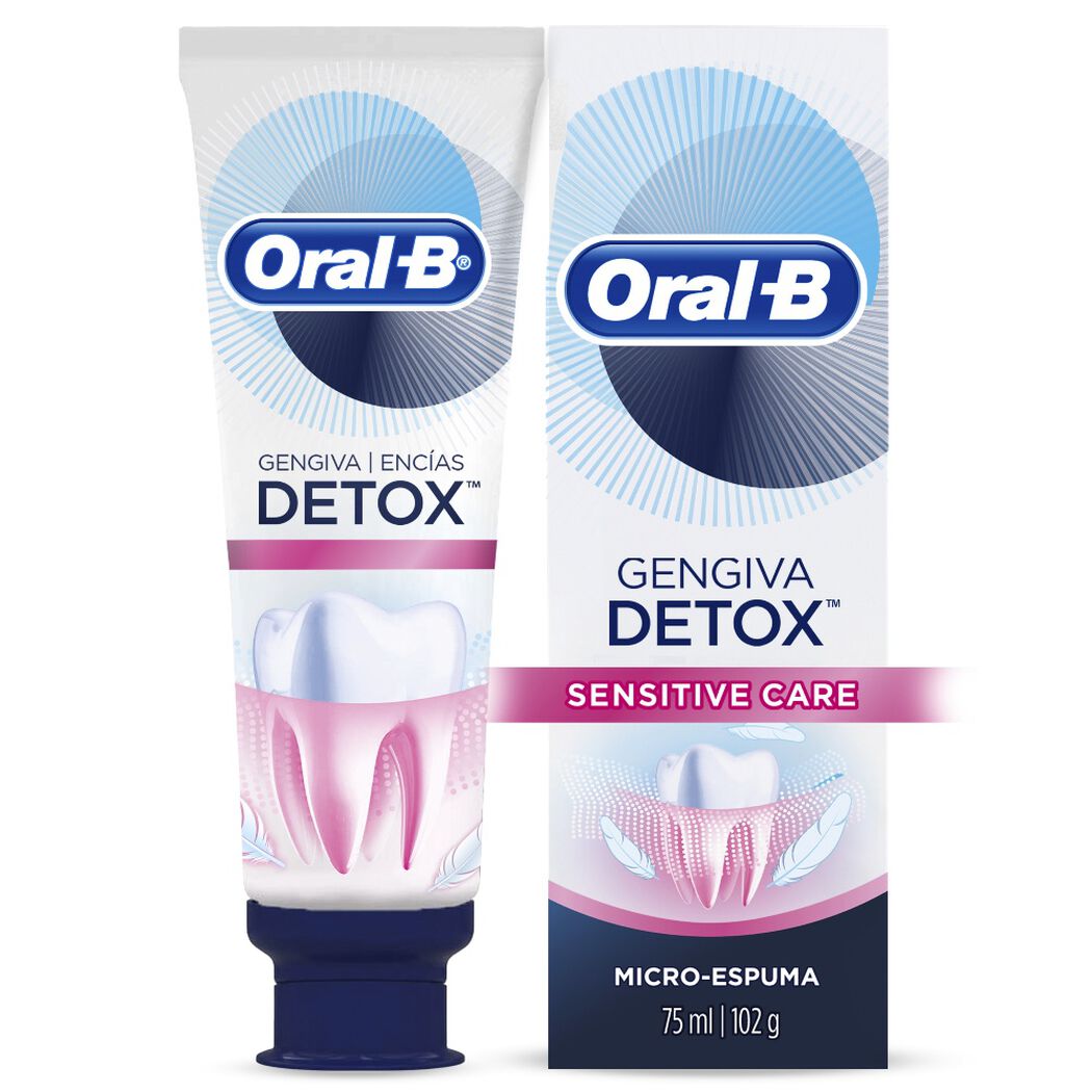 Pasta de Dientes Oral-B Encías Detox Sensitive Care 75 ml, , large image number 0