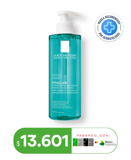 Limpiador Facial Effaclar Gel Microexfoliante 400 ml, , large image number 0