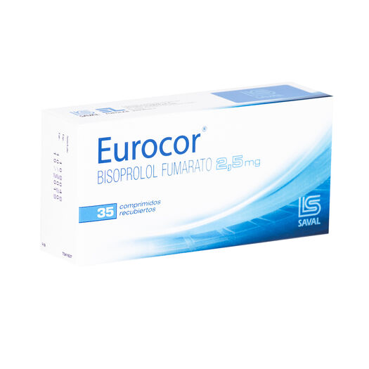 Eurocor 2.5 mg x 35 Comprimidos Recubiertos, , large image number 0