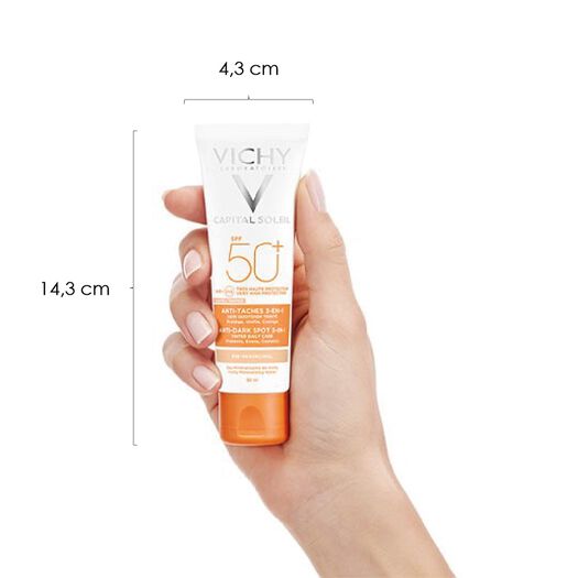 Protector Solar Rostro Capital Soleil Antimanchas 3 En 1 Fps 50+ 50 Ml, , large image number 1