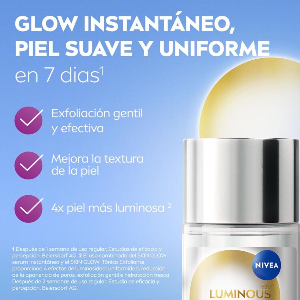 Tónico Nivea Luminous Even Glow 100 mL, , large image number 1