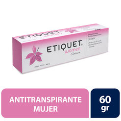 Etiquet Desodorante Crema Clasico Mujer x 60 g