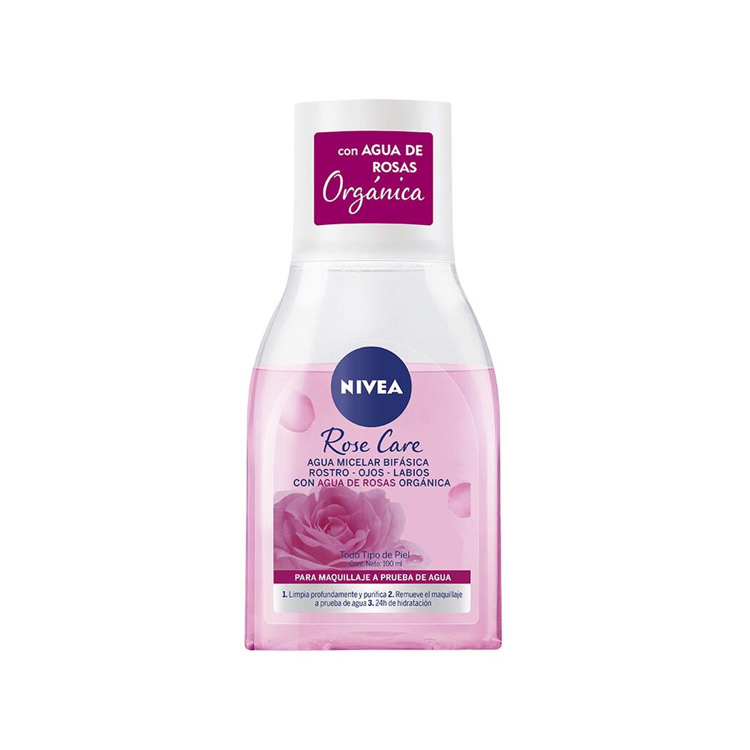 Nivea Agua Micelar Rose Care 100Ml, , large image number 0