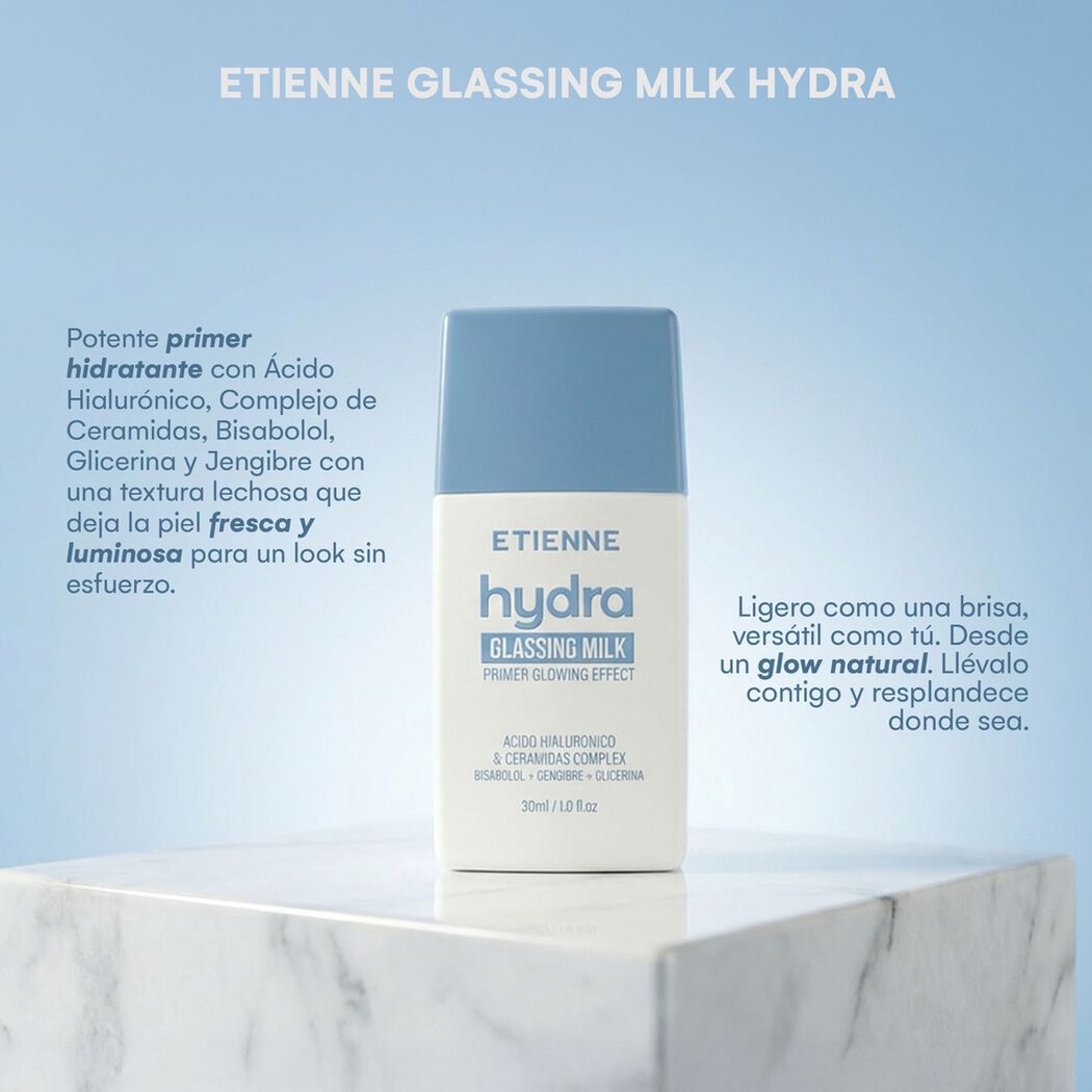Primer Etienne Galssing Milk Hydra Hidratante, , large image number 4