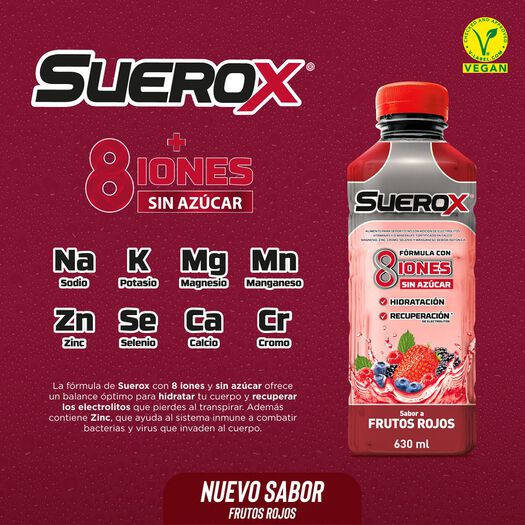 Suerox Bebida Frutos Rojos 630 Ml, , large image number 4